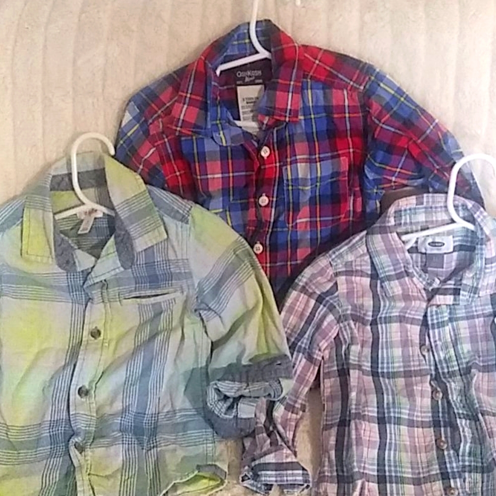 Button Down Shirt Bundle 3T EUC